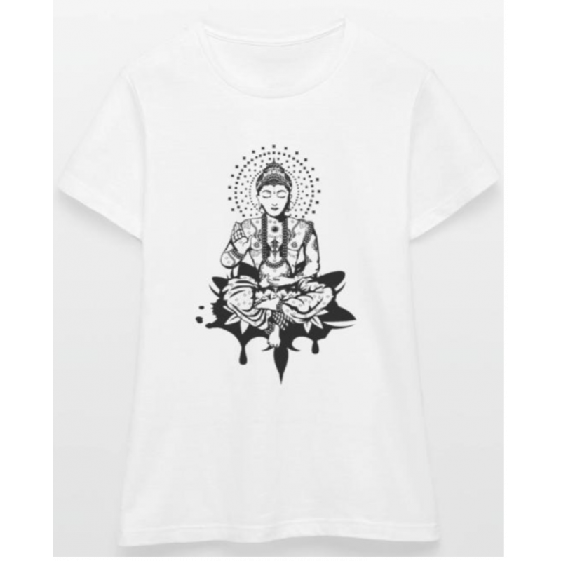 Tee-shirt Bouddha pour femme